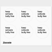 scholen stiekem gratis houden ronde sticker (Vel)