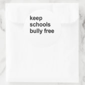 scholen stiekem gratis houden ronde sticker (Tas)