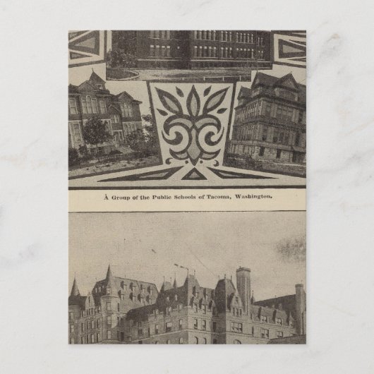 Scholen, Tacoma, Wash Briefkaart (Voorkant)
