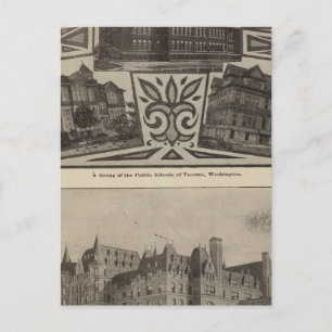 Scholen, Tacoma, Wash Briefkaart