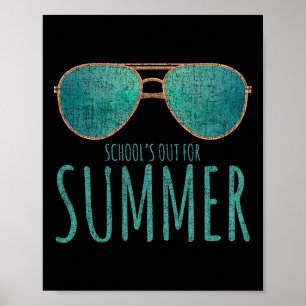 Scholen Uit De Zomer Gelukkige Laatste Dag Van Sch Poster