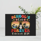 Scholen uit voor altijd gepensioneerde leraar laat aankondiging (Staand voorkant)