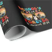 Scholen uit voor altijd gepensioneerde leraar laat cadeaupapier (Rol Hoek)