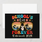 Scholen uit voor altijd gepensioneerde leraar laat kaart (Voorkant / Achterkant)