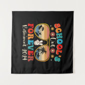 Scholen uit voor altijd gepensioneerde leraar laat wandkleed (Voorkant (horizontaal))