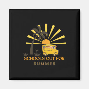 Scholen uit voor de zomer- Happy Kinder Magneet