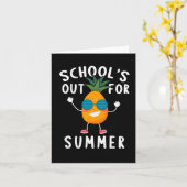 Scholen uit voor de zomer kaart (Gele Bloem)