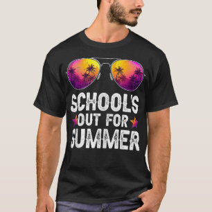 scholen uit voor de zomer leraar jongens meisjes t-shirt