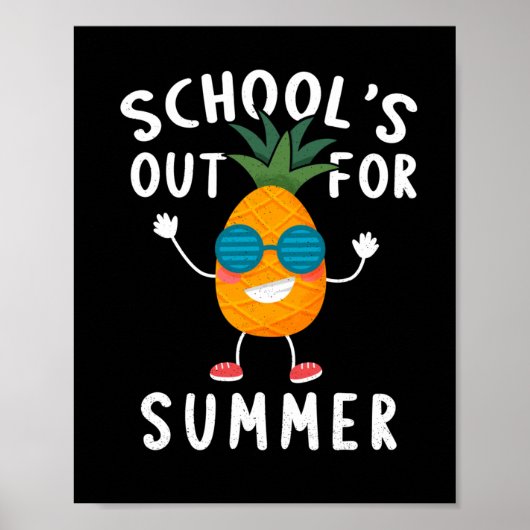 Scholen uit voor de zomer poster (Voorkant)