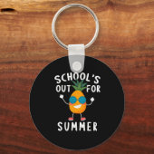 Scholen uit voor de zomer sleutelhanger (Voorkant)