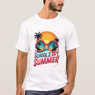Scholen uit voor de zomer t-shirt