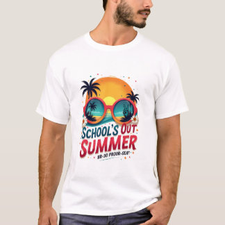 Scholen uit voor de zomer t-shirt