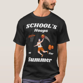 Scholen uit voor de zomerhoop t-shirt