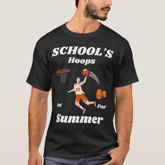 Scholen uit voor de zomerhoop t-shirt (Voorkant)