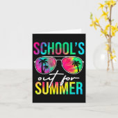 Scholen uit voor Summer Afstuderen Leerkrachten Kaart (Gele Bloem)