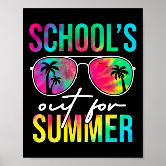 Scholen uit voor Summer Afstuderen Leerkrachten Poster (Voorkant)