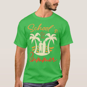 Scholen uit voor zomerleraar t-shirt