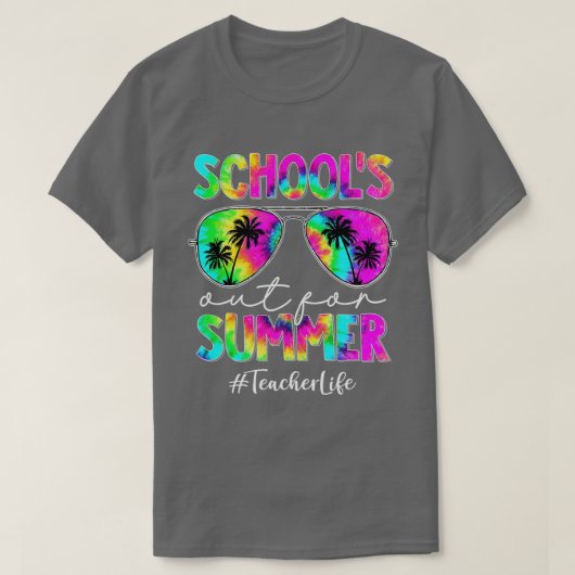 Scholen uit voor zomerreces t-shirt (Design voorkant)
