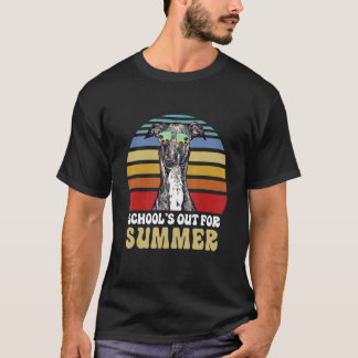 Scholen uit voor zomerse Italiaanse grayhoundstran T-shirt
