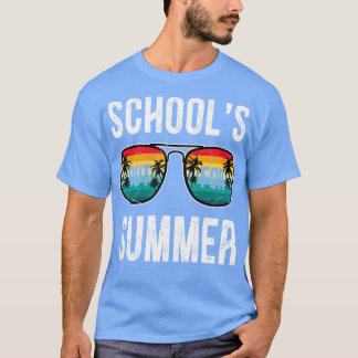 Scholen vertrekken voor zomerse gelukkige dag van  t-shirt