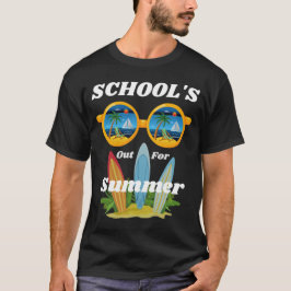 Scholen voor de zomer, strandtijd T-Shirt