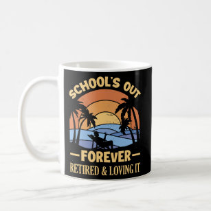 scholen voor eeuwig pensioen leraar mannen koffiemok