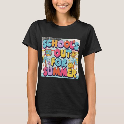 Scholen voor zomershirt t-shirt (Voorkant)