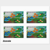 Scholen zijn divers rechthoekige sticker (Vel)