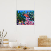scholende Fairy Basslets  (Pseudanthias Poster (Keuken)