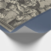 Scholieren op een Lectuur (door William Hogarth) Cadeaupapier (Hoek)