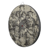 Scholieren op een Lectuur (door William Hogarth) Dartbord (Voorkant Rechts)