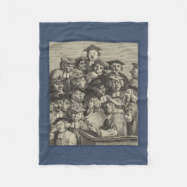 Scholieren op een Lectuur (door William Hogarth) Fleece Deken