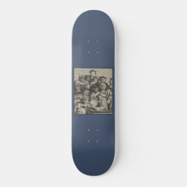 Scholieren op een Lectuur (door William Hogarth) Persoonlijk Skateboard