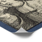 Scholieren op een Lectuur (door William Hogarth) Poster (Hoek)