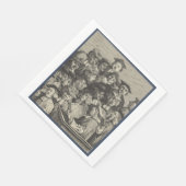 Scholieren op een Lectuur (door William Hogarth) Servet (Hoek)