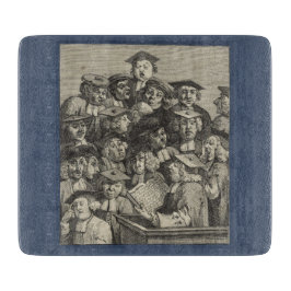 Scholieren op een Lectuur (door William Hogarth) Snijplank