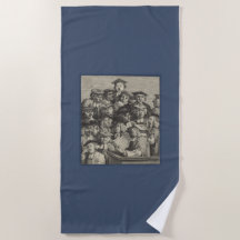 Scholieren op een Lectuur (door William Hogarth)