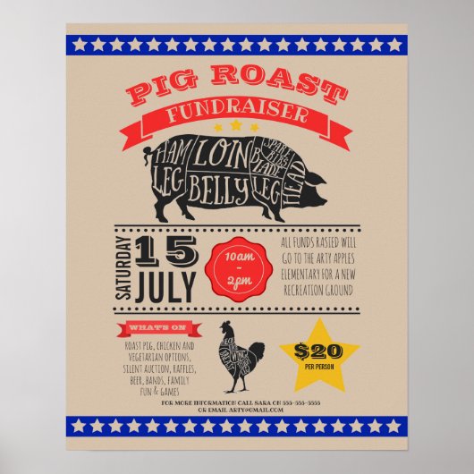 scholierenschool PTO PTA poster (Voorkant)