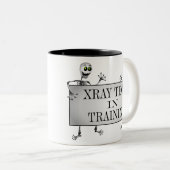 Scholing in opleiding tweekleurige koffiemok (Voorkant rechts)