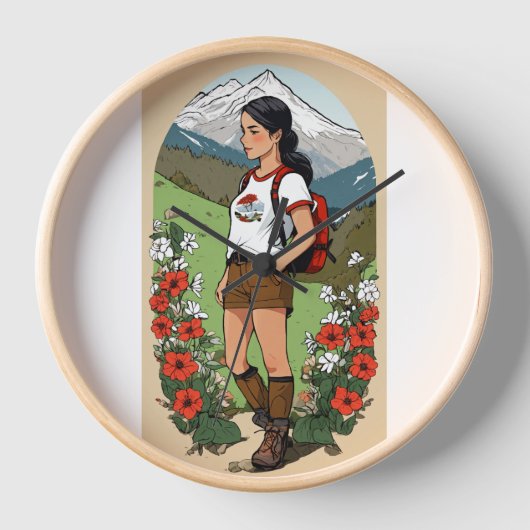 SCHOLING ONDERWIJS MOTIVATIE ontwerp wandklok (Voorkant)