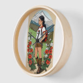 SCHOLING ONDERWIJS MOTIVATIE ontwerp wandklok (Hoek)