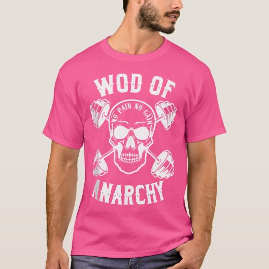Scholing van anarchy workout t-shirt (Voorkant)