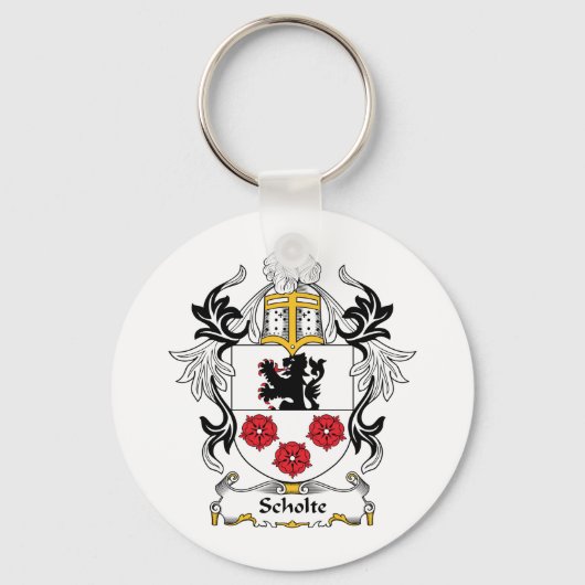 Scholte Family Crest Sleutelhanger (Voorkant)
