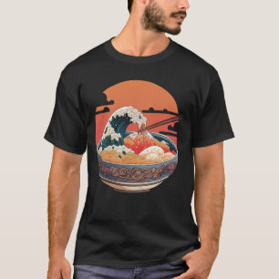 Schom van de ukiyo-e-kunststijl t-shirt