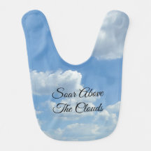Schommel boven de wolken Baby slabbetje