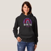 Schommel de testdag Testende dag van de leraar Hoodie (Voorkant volledig)