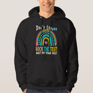 Schommel de testdag Testende dag van de leraar Hoodie
