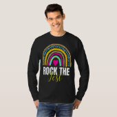 Schommel de testdag Testende dag van de leraar T-shirt (Voorkant volledig)