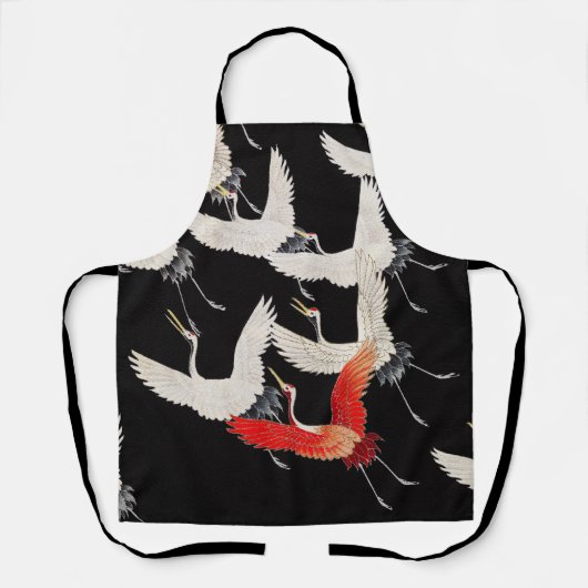 Schommel! Japans houtblok. Volledige Bedrukking Sc Schort (Voorkant)