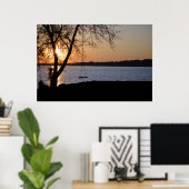 Schommel op de rivier poster (Thuiskantoor)